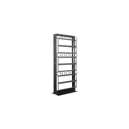 Chatsworth Products Cpi 66 BLOCK MOUNTING SYSTEM, 19"W X 7'H HOLDS 2400 PAIRS, CLEAR 12577-524